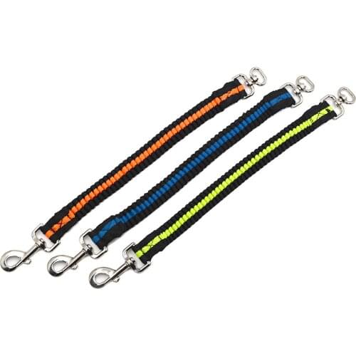 Pet dog traction rope high elasticity multicolor extension rope luminous cat traction rope reflective