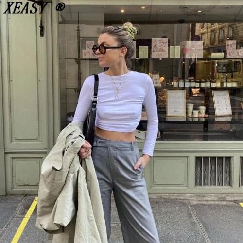 Женские длинные футболки XEASY China At AliExpress