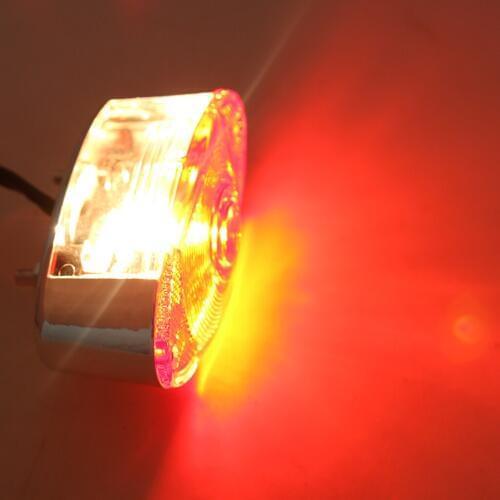 Motorcycle Bike Rear Tail Stop Red Light Lamp With Brake Running License Plate Light Universal For Yamaha Suzuki Dirt Bike