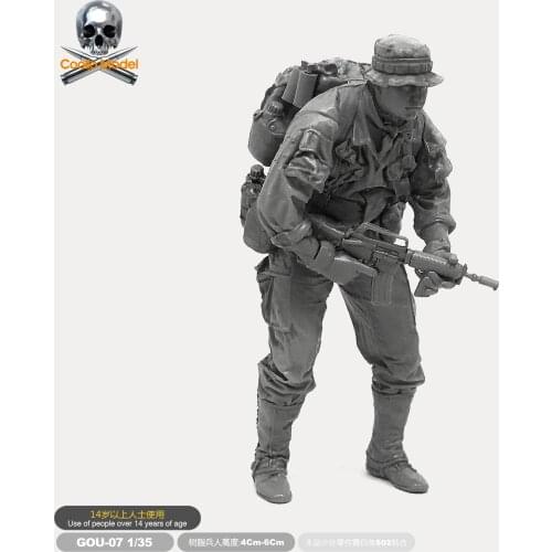 1/35 Resin Figure Soldier U.s. Delta Special Force Model Kits Unmounted Gou-07