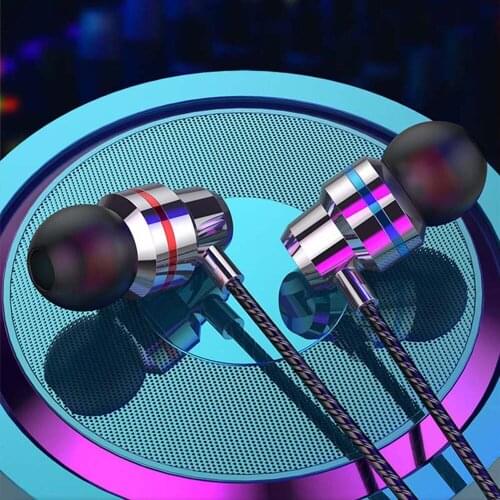 1Pc 35MM Personalized In-Ear Wired Headset With Mic Portable Outdoor Sports Stereo Music Headset For Mobile Phone