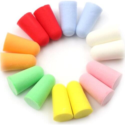 New 10 Pair PU Foam Ear Plugs Anti Noise Snore Earplugs Comfortable For Study Sleep