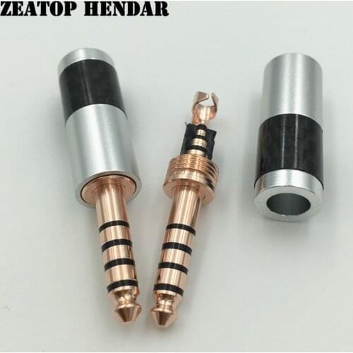 10Pcs 4.4mm 5Pole Jack Headphone Earphone DIY Plug Adapter for Sony PHA-2A TA-ZH1ES NW-WM1Z NW-WM1A Connector