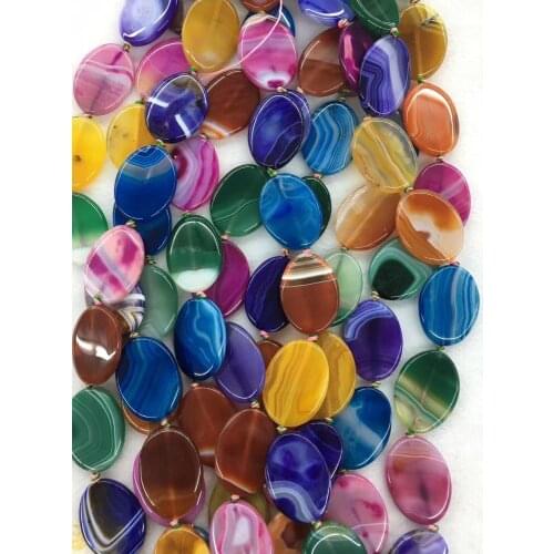 15.5inch Full Strand Natural Blue Mixed Gemstones Agates Pendant Necklace Connector Beads