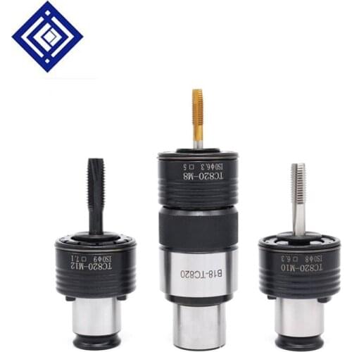 2pcs/lot High Quality M3-M36 Tapping Collets Chucks Pneumatic Electric Tapping Machine Chucks With TC820 Overload Protection