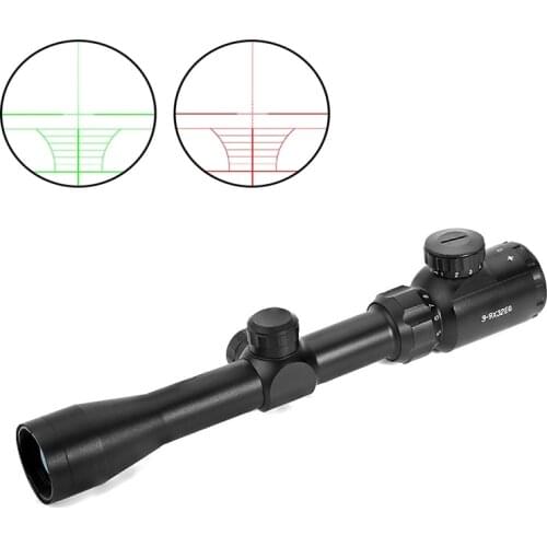 3-9x32EG Scope Riflescope Hunting 1/4" Adjustment 25.4mm Rifle Scope Wide Field of View W/ Mount For Air Gun