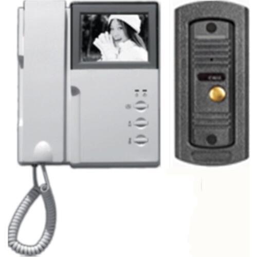 4 " Wired Video Door Phone Wired Intercom System