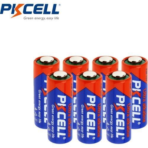7Pcs PKCELL 23a 12v battery MN21 V23GA VR22 A23 L1028 A23 Alkaline Battery 12VBatteries For Earphone MP3 Play Walkman Toys Radio