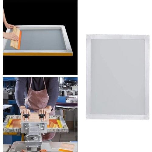 Aluminum Silk Screen Printing Frame with 110 Mesh Paint Tool for Kid Adult