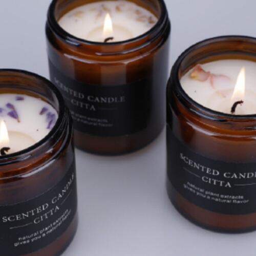 Aromatherapy Candle Jars DIY Making Cup Candle Container Aromatherapy Candle Cup Bottle Candles Glass Cup #3