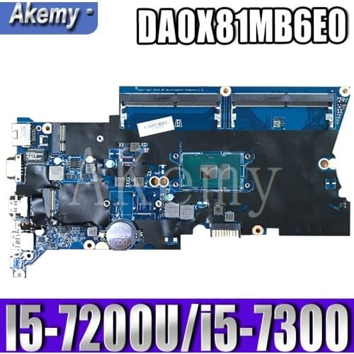 DA0X81MB6E0 X81 For HP ProBook 430 G4 440 G4 laptop motherboard 905794-001 905794-501 905794-601 905796-001 I5-7200U/i5-7300U