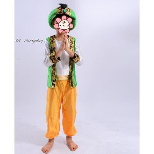 Kids Aladdin Prince Cosplay Role Play Children Boys Party Fancy Dress Decoration halloween costume for kids Christmas