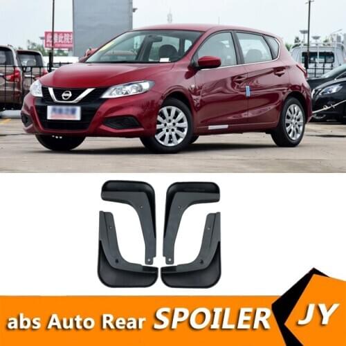 For NISSAN VERSA Tiida 2016-2019 Mudflaps Splash Guards Front With color and rear Mud Flap Mudguards Fender Modified special