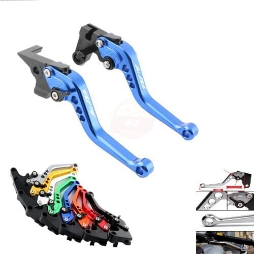 For YAMAHA YZF R1 R1M 2015 2016 2017 2018 Motorcycle Accessories CNC Short Brake Clutch Levers R1 Logo
