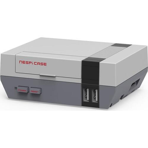 Elecrow NESPi Case for Raspberry Pi 3 2 B+ by Old Skool Tools Plastic RPI 3 Case Classical NES Style Portable Cool DIY Kit