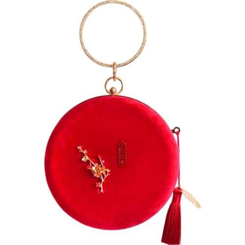 National Style Lucky Bride Coin Purse DIY Material Package Overseas Foreigners Gift Chinese Style Gift