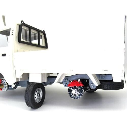 Metal Brake Pads and Brake Disc Brake Pliers Calipers for WPL D12 Tires RC Truck Accessories