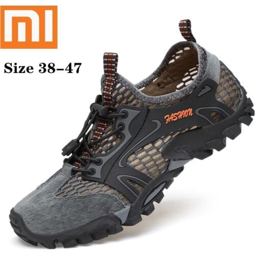 Xiaomi Mijia Breathable Water Shoes For Men Climbing Hiking Upstream Shoes Men Outdoor Beach Swimming Shoes Barefoot Sneakers