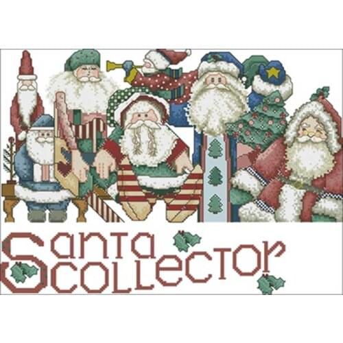 Santa Claus set patterns counted 11CT 14CT 18CT Cross Stitch Sets DIY Chinese Cross-stitch Kits Embroidery Needlework