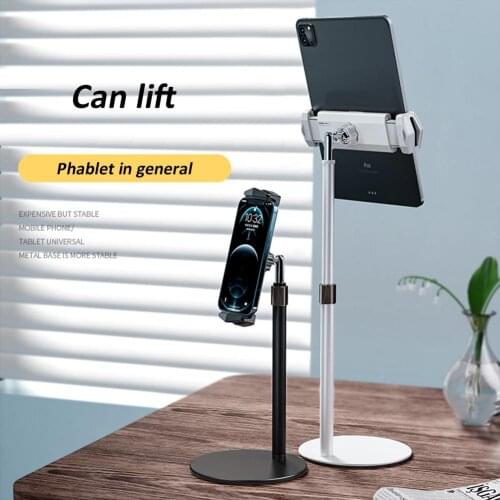 Desktop Stand Holder For Ipad Tablet Imini 360 Rotation Shoot Video Live Streaming Zoom Meeting
