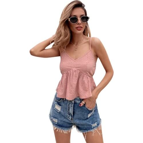 2021 Sexy Sling Womens New Small Vest Loose-fitting Belly Sleeveless Sling Top Halter Top Crop Top Korean Fashion Clothing