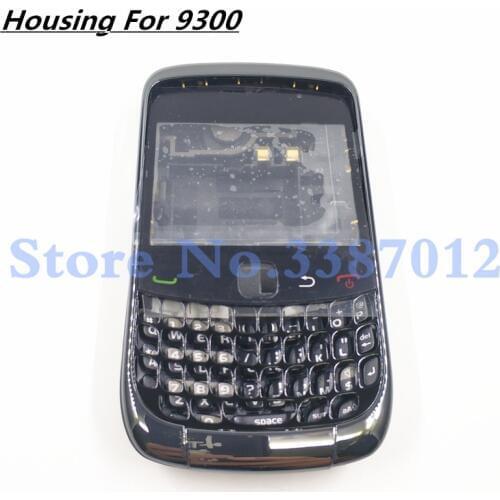 New For Blackberry Curve 9300 Housing Back Battery Cover Case + Side Button Keypad