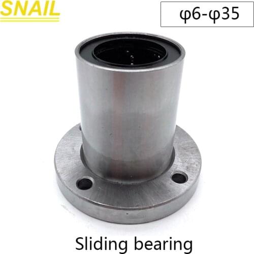 Machining Center Engraving Machine Square flange linear bearing LMK6 8 10 12 16 20 25 30 35 40 50 6080 sliding guide sleeve