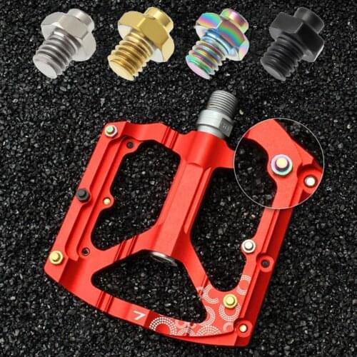 Sturdy Bright Color MTB Road Bicycle Pedal Screws for Mountain Bikes