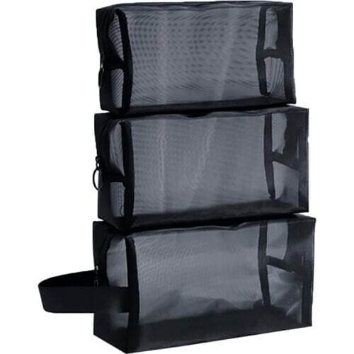 Coofit 3pcs/Set Toiletry Bags Portable Large Capacity Makeup Bag Toiletry Organizer For Women Girls Outdoor Travel