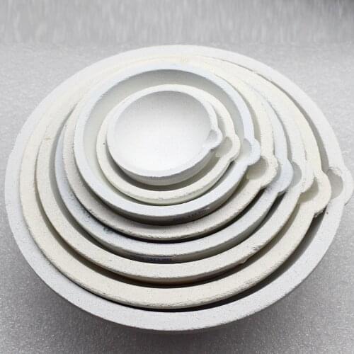 High Temperature Quartz Silica Melting Crucible Dish Bowl Pot Casting Gold Silver Platinum