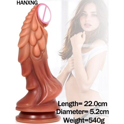 Womens Dildo Unicorn Alien Dildos Anal Penis Sex Toys For Women Double Layer Liquid Silicone Sexules Lesbian Erotic Shop