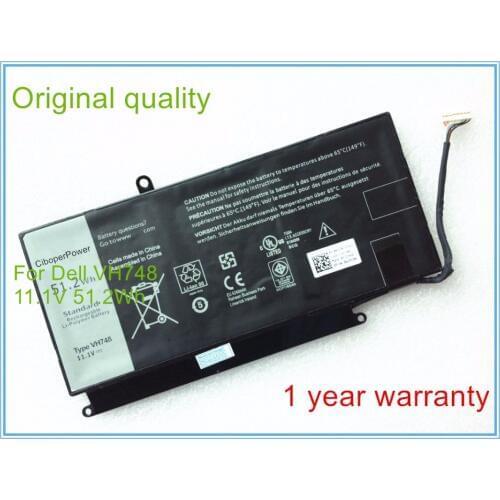 11.4V 51.2Wh Original Battery For V5460 V5470 V5560 batteries TYPE VH748 14-5439 Free shipping