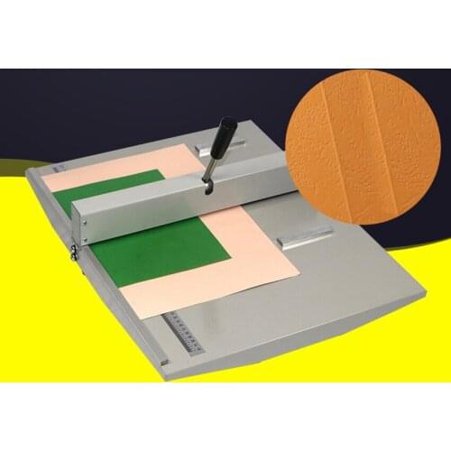 18” 460mm Manual Paper Creasing Machine A3 Paper Creaser Scoring Folding Machine For Paper Photo Card Book Binding Equipment