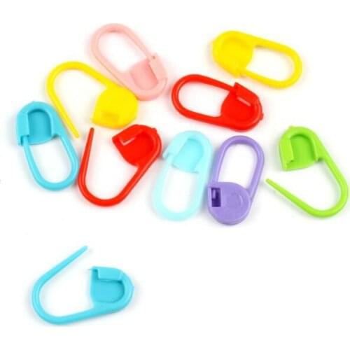 20Pcs Knitting Crochet Locking Stitch Markers Mini Used As Nappy Pin On New Baby Greeting Card