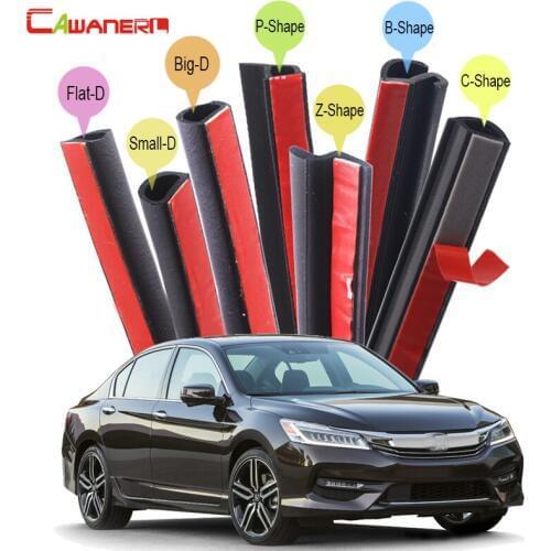 Cawanerl Car Rubber Sealing Seal Strip Kit Weatherstrip Noise Insulation Dustproof Waterproof For Honda Everus Creiz Accord