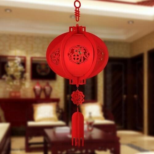 Paper Chinese Style New Year Lanterns Christmas Decorations for home New Year 2021 Decor Xmas Ornaments Lanterns