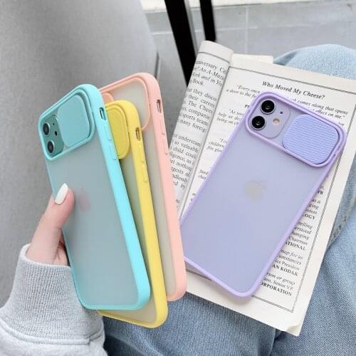 ASTUBIA Camera Lens Protection Phone Case on For iPhone 11 12 Pro Max 8 7 Plus Xr X Xs Max SE 2020 Color Candy Soft Back Cover