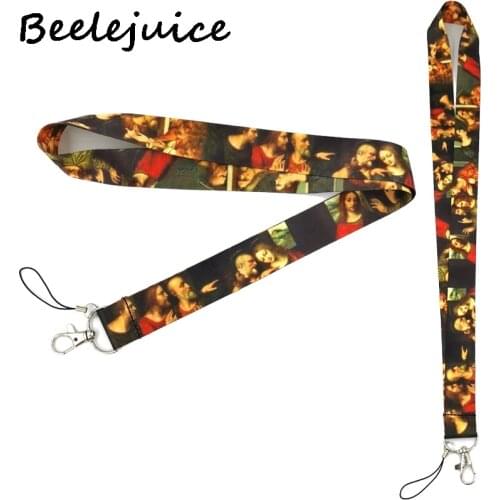 Da Vinci painting The Last Supper Neck Strap Lanyards ID badge card holder keychain Mobile Phone Strap Gifts decoration