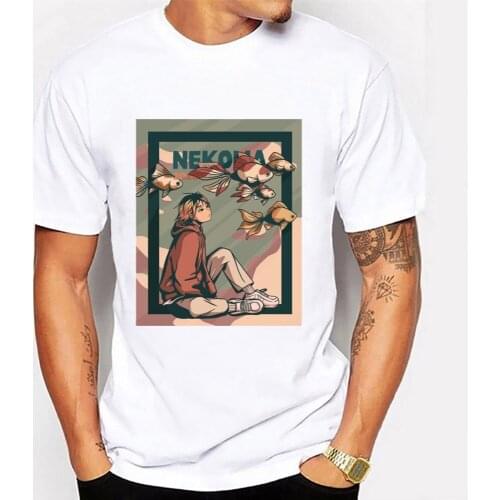 Kenma Kozume Haikyuu T Shirt Farasuno High School T Shirts Harajuku Tshirts New Men Oversized Round Neck Tops Short Sleeve Tees