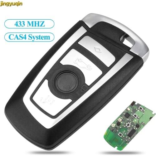 Jingyuqin 433mhz Remote Smart Car Key Alarm Keyless Fob For BMW 1 3 5 7 Series CAS4 System Auto Vehichle