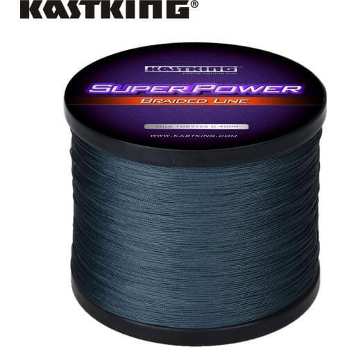 KastKing 1000M 10LB-80LB 4 Weaving Green Grey Blue PE Braided Fishing Line Tackle Everything for Fishing Braid lines