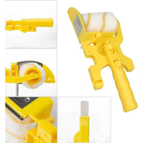 Paint Edger Roller Combo kit with 2-Pack Rollers, 2-Pack Brushes with colorful box package