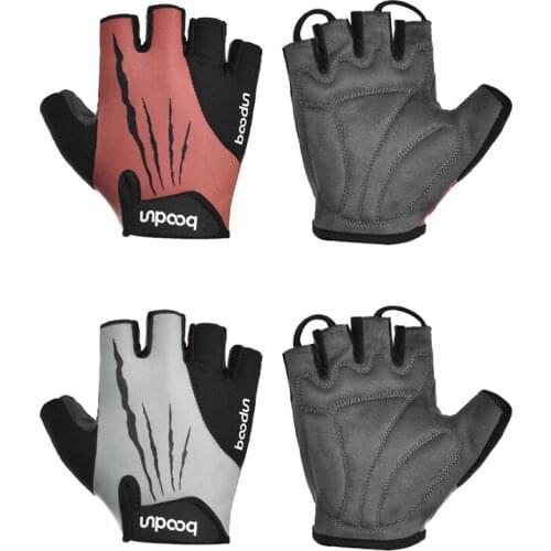 Summer Cycling Gloves Shockproof Thicken Pad Half Finger Cycling Gloves Sport Hiking MTB Motorcycle Bike Gloves Fishing Gloves