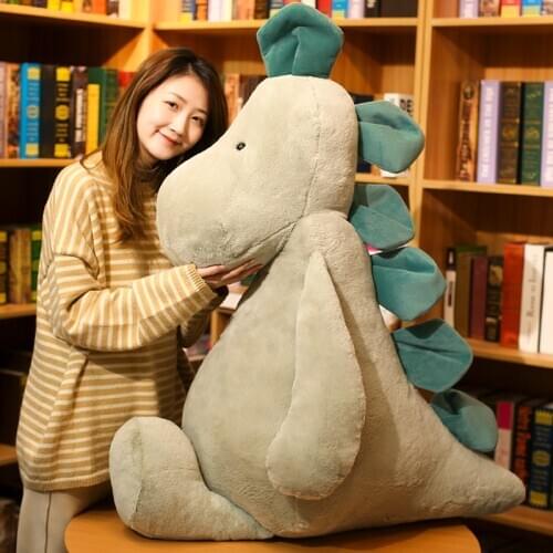 Cute cartoon dinosaur stuffed doll giant anime Pterodactyl plush toy sleeping comfort pillow birthday Christmas gift 120cm