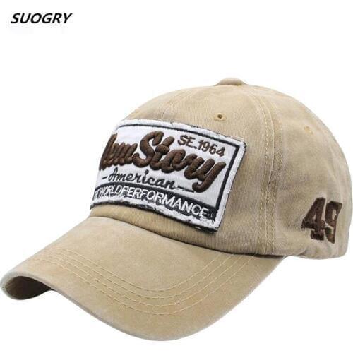 SUOGRY Fashion Baseball Cap Embroidery Snapback Hat For Men Women Cotton Casual Mesh Caps Hat Unisex Casquette Wholesale