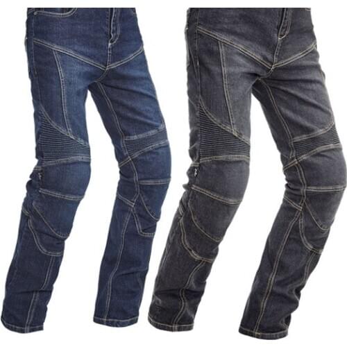 Off - road motorcycle locomotive jeans riding pants anti - fall pants racing pants spring and summer knights equipment
