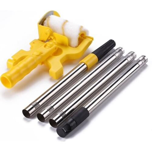 Clean-Cut Paint Edger Roller Brush Wall Decor Painting Tools Kit with Tray Paint Edger Wall Painting Roller Brush Set