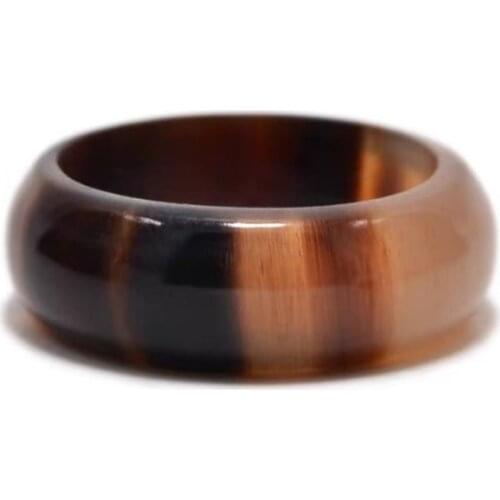 Natural Man Horn Rings Mix Wholesale Tibet Yak Horn Rings 10pcs lot New Arrival