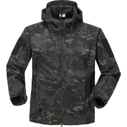 2020 Brand Autumn Winter Military Fleece Camouflage Tactical Mens Clothing Polar Warm Multicam Army Men Coat Outwear Hoodie