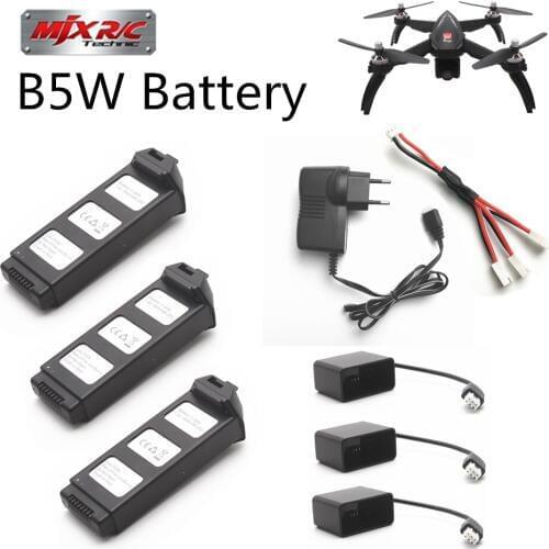 Original MJX R/C Bugs 5W B5W RC Helicopter Battery 7.4V 1800mAh Li-Po Battery RC Quadcopter Drone Spare Parts Accessories